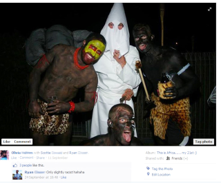 Illustration for article titled Racist 21st Birthday Party Gleefully Documented on Facebook